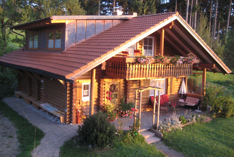 Das Wellnes Blockhaus des Hofes
